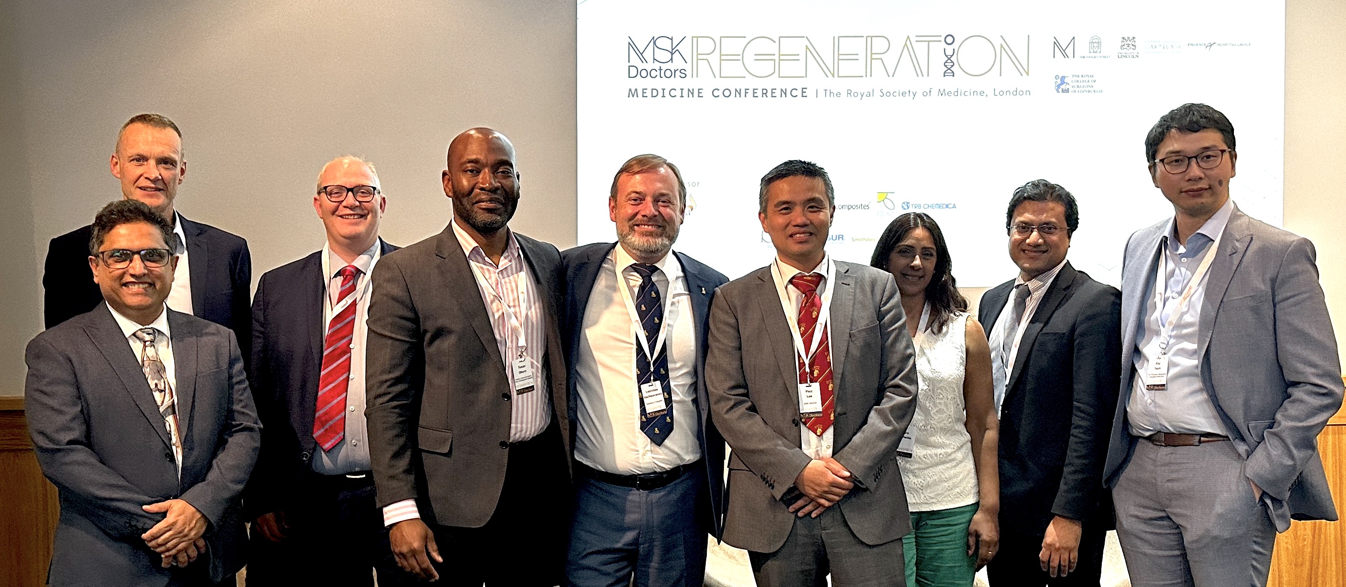 The faculty at the inaugural conference — Royal Society of Medicine, London